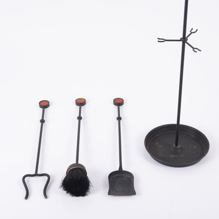 Bild 1 zu Objekt, Fireplace companion, 1950s, Gunnar Ander, Ystad Metall, Ystad, 149B 451