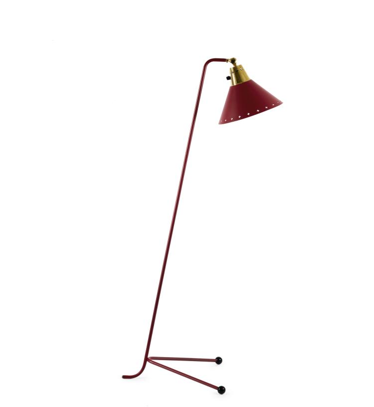 Hauptbild zu Objekt, Stehleuchte, um 1958, Ejnar B&auml;ckstr&ouml;m, Asea Belysning, Schweden, 149B 348