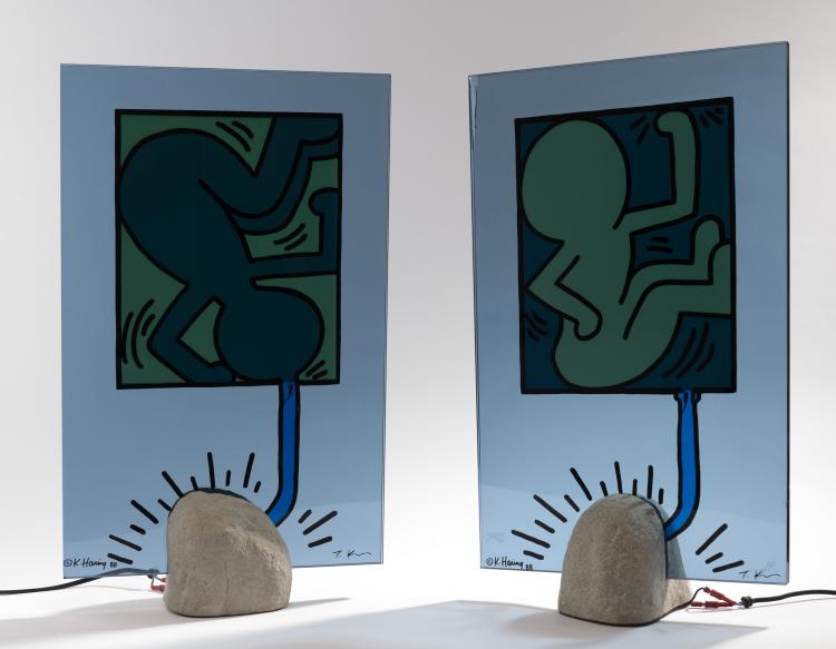 Hauptbild zu Objekt, 'On Taro + On Chiro', 1988, F&uuml;r Kreon &ndash; Belgisches Unternehmen f&uuml;r Innenbeleuchtung, gegr&uuml;ndet 1982, 148C 537