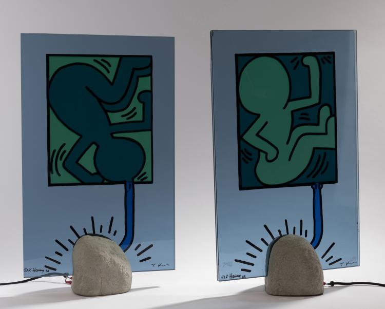 Bild 2 zu Objekt, 'On Taro + On Chiro', 1988, F&uuml;r Kreon &ndash; Belgisches Unternehmen f&uuml;r Innenbeleuchtung, gegr&uuml;ndet 1982, 148C 537