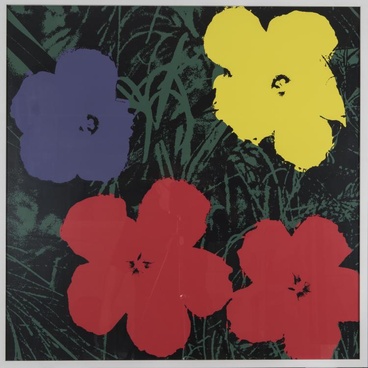 Hauptbild zu Objekt, after 'Flowers' (Sunday B. Morning), after 1970, Andy Warhol (after), Sunday B. Morning, 148C 607