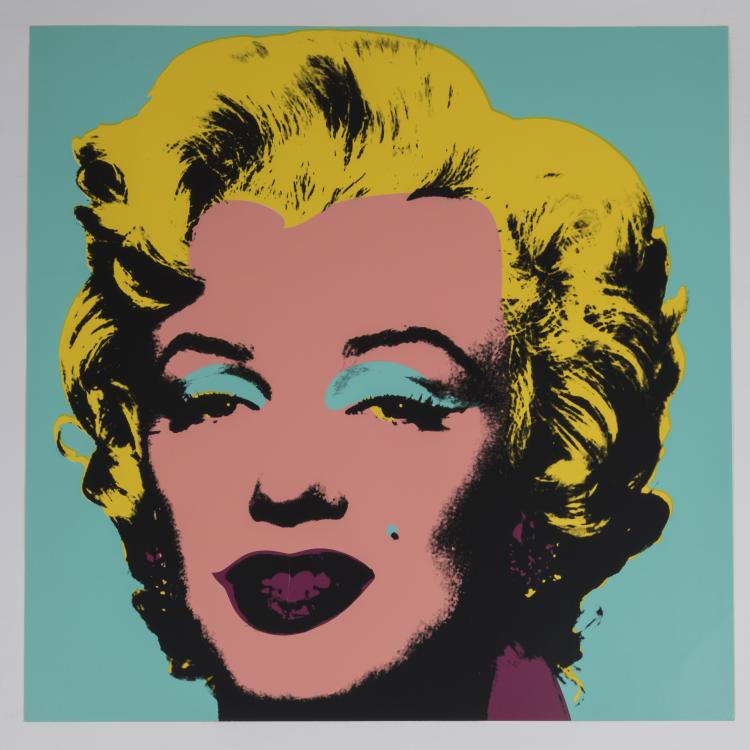 Bild 1 zu Objekt, 10 sheets portfolio after 'Marilyn Series' (Sunday B. Morning), after 1967, Sunday B. Morning, 148C 615