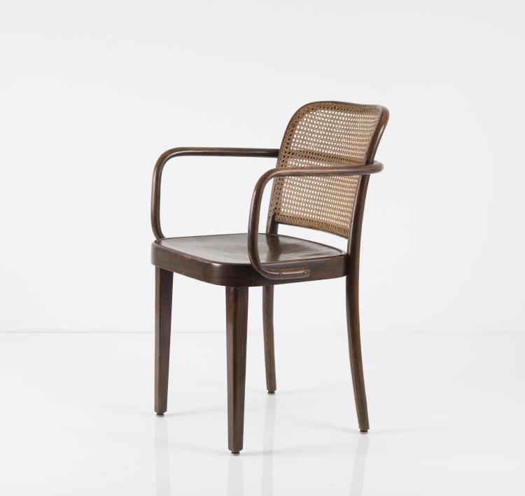 Bild 1 zu Objekt, Zwei Armlehnst&uuml;hle 'A811/1F', um 1930, Thonet, Wien, 148A 108