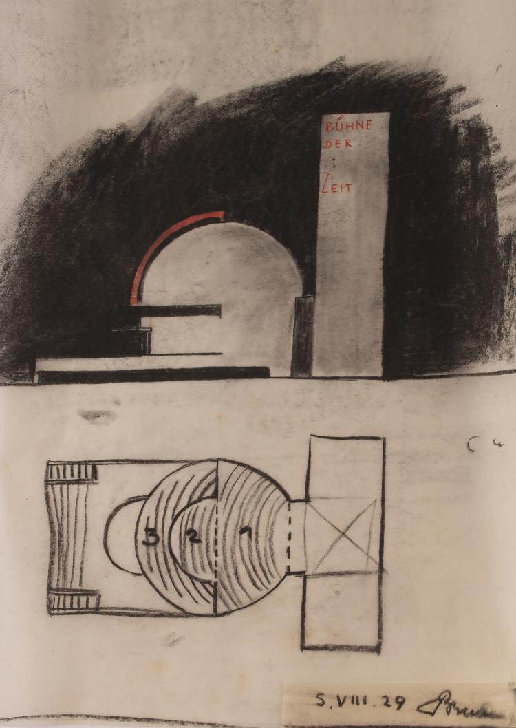 Bild 5 zu Objekt, 'B&uuml;hne der Zeit', 1929 , Bruhn, Emil, 148A 118