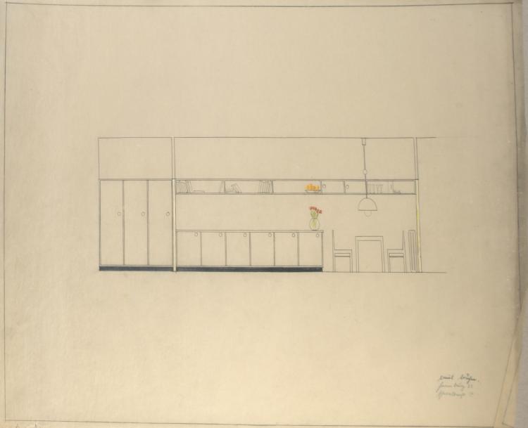 Bild 13 zu Objekt, Architekturzeichnungen, um 1931-33, Bruhn, Emil, 148A 120