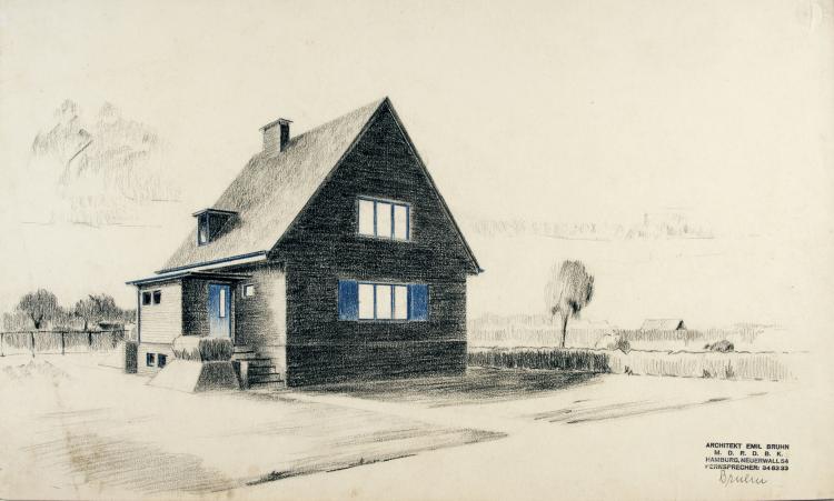 Bild 20 zu Objekt, Architekturzeichnungen, um 1931-33, Bruhn, Emil, 148A 120