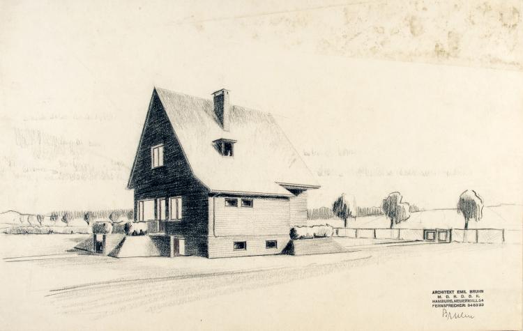 Bild 23 zu Objekt, Architekturzeichnungen, um 1931-33, Bruhn, Emil, 148A 120