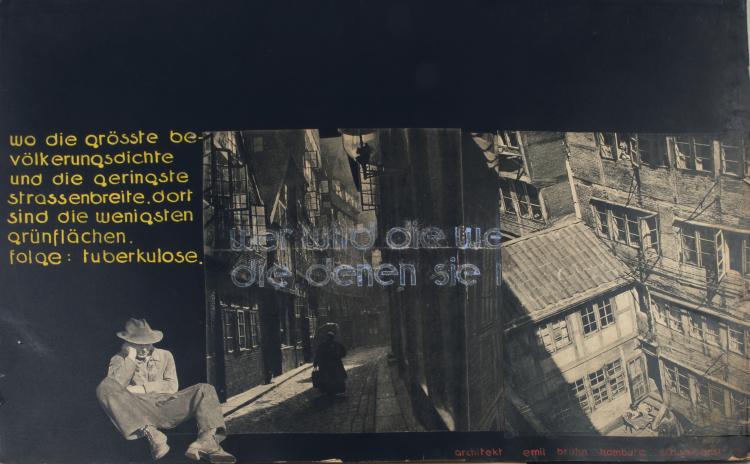 Bild 9 zu Objekt, Architekturentw&uuml;rfe und Collagen, 1932/33, Bruhn, Emil, 148A 121