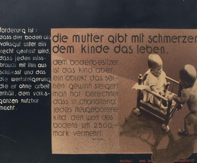 Bild 11 zu Objekt, Architekturentw&uuml;rfe und Collagen, 1932/33, Bruhn, Emil, 148A 121