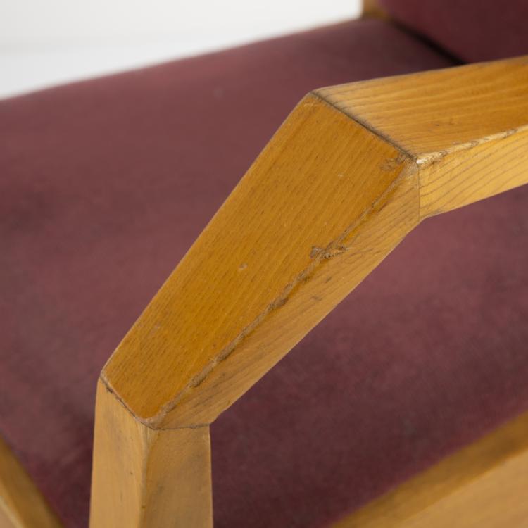 Bild 7 zu Objekt, Anthroposophischer Sessel mit Fu&szlig;hocker, 1930-50, Schiller M&ouml;bel Stuttgart-Cannstadt, 148A 193