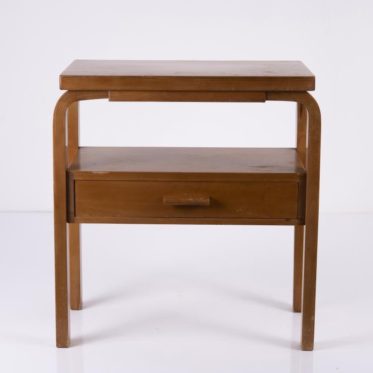 Hauptbild zu Objekt, Beistelltisch 'Radio table', um 1935, Artek, Helsinki, 148A 226