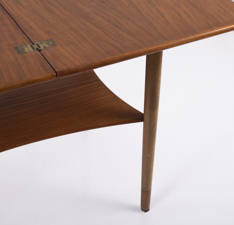 Bild 7 zu Objekt, Ausklappbarer Beistelltisch, 1950er Jahre, France & Son, Kopenhagen (zugeschrieben), 148A 233