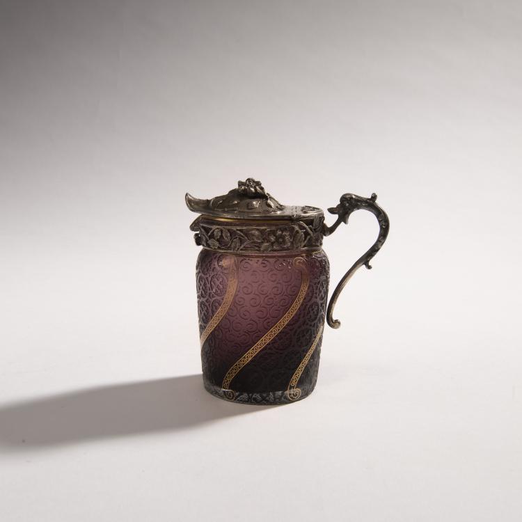 Hauptbild zu Objekt, K&auml;nnchen 'Croix de Lorraine', um 1895, Daum Fr&egrave;res, Nancy, 150B 111