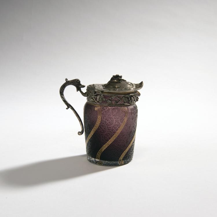 Bild 1 zu Objekt, K&auml;nnchen 'Croix de Lorraine', um 1895, Daum Fr&egrave;res, Nancy, 150B 111