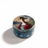 Enamelled lidded box, c. 1900
