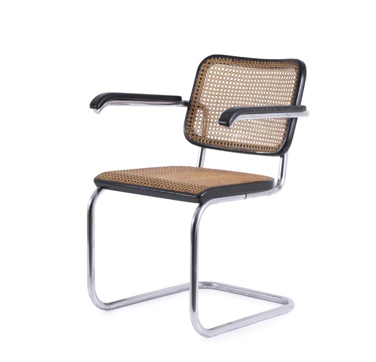 Hauptbild zu Objekt, 'Cesca' - 'B 64' armchair, 1928, Marcel Breuer, Thonet, Frankenberg, 149B 283