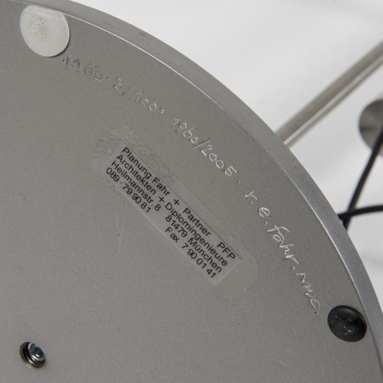 Bild 6 zu Objekt, Stehleuchte 'M 60', 1959/60, Ekkehard Fahr, Fahr + Partner, M&uuml;nchen, 149B 362