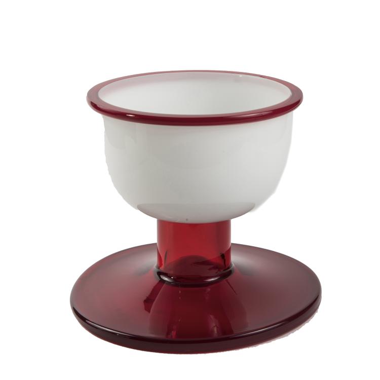 Hauptbild zu Objekt, Footed 'Schiavona' bowl, 1974, Ettore Sottsass, Vistosi, Murano; Artemide, Mailand, 149A 123
