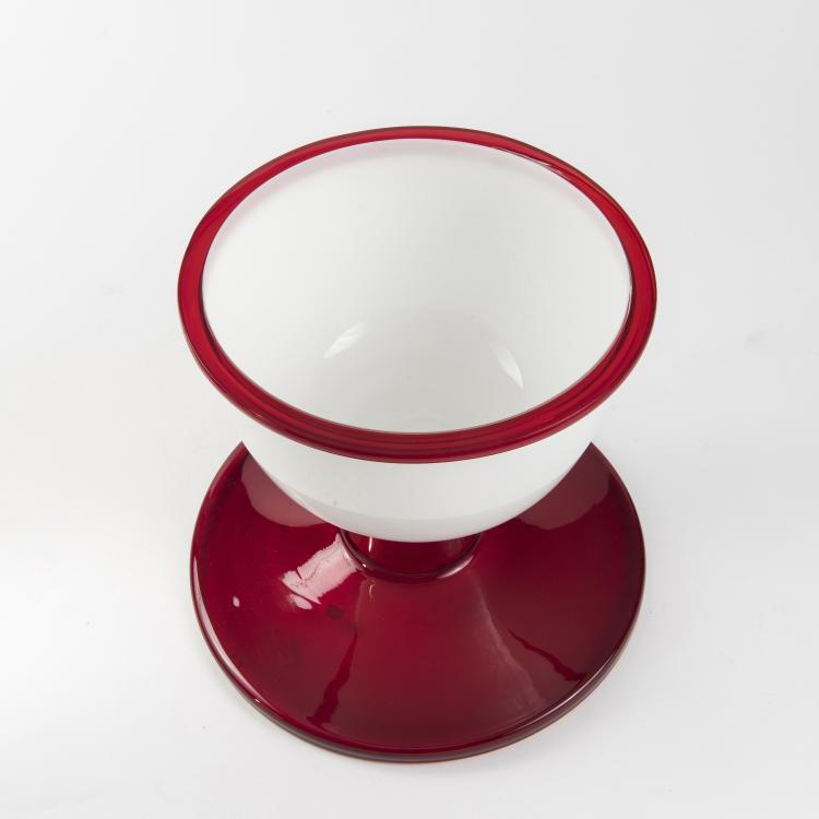 Bild 1 zu Objekt, Footed 'Schiavona' bowl, 1974, Ettore Sottsass, Vistosi, Murano; Artemide, Mailand, 149A 123