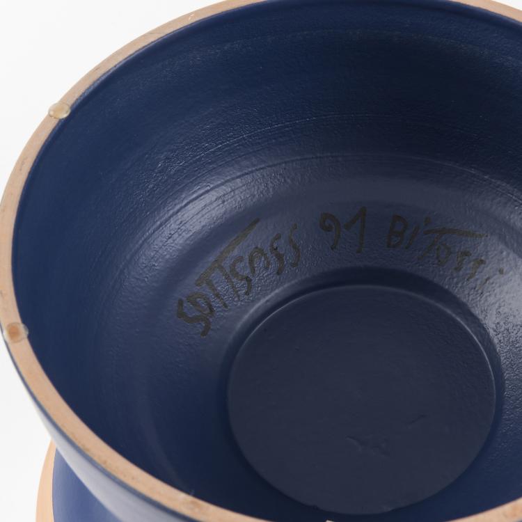 Bild 3 zu Objekt, 'Alzata Grande' bowl, c. 1958, Ettore Sottsass, Bitossi, Montelupo, 149A 102