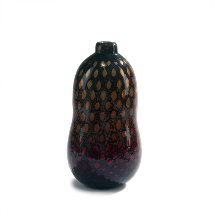 Hauptbild zu Objekt, 'A reazione policroma' vase, c. 1952, Giulio Radi, A.Ve.M., Murano, 149C 702