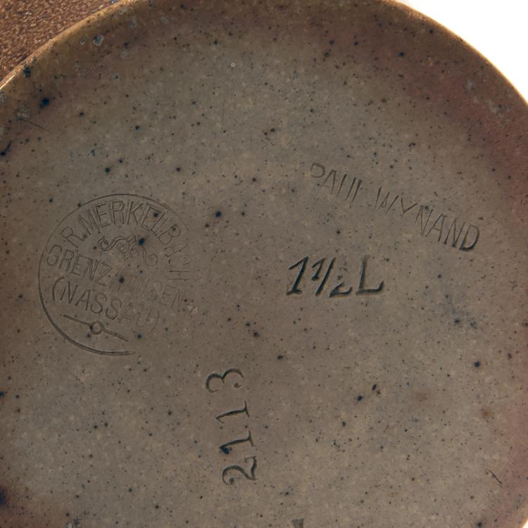 Bild 1 zu Objekt, Jug, 1909 and beerstein, 1903-09, Paul Wynand, Merkelbach, Reinhold, Grenzhausen, 150B 528