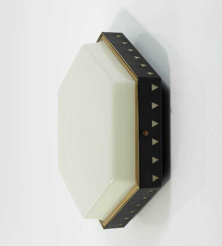 Hauptbild zu Objekt, Wall-/ceiling light, c. 1955, Stilnovo, Mailand (zugeschrieben), 149A 62