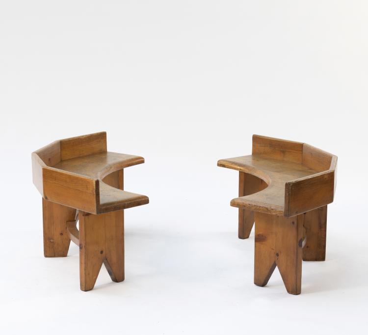 Bild 1 zu Objekt, 4 benches, 1950s, Italien, 149A 45