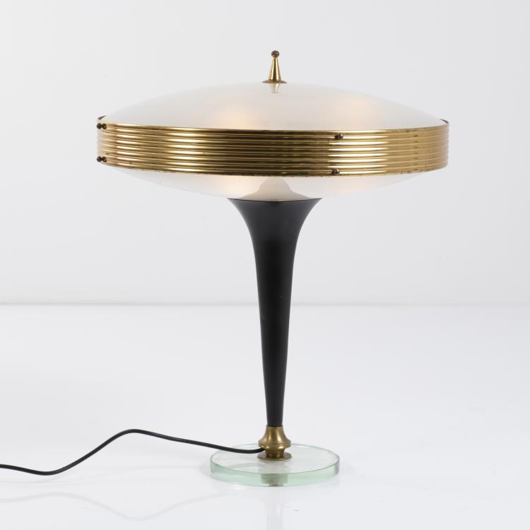 Hauptbild zu Objekt, 'UFO' table light, c. 1953, Italien, 149A 34