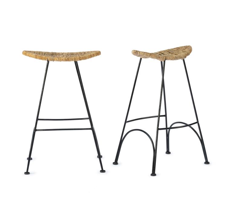 Hauptbild zu Objekt, 2 'Banana chair' bar stools, 1992, Tom Dixon, Cappellini, Mailand, 149B 502