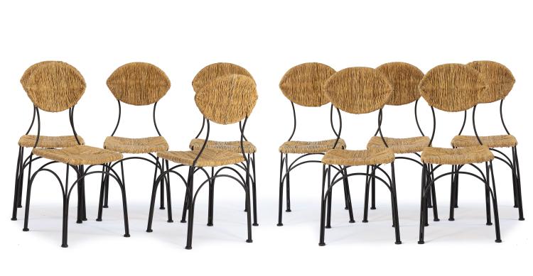 Hauptbild zu Objekt, Zehn St&uuml;hle 'Banana', 1988 , Tom Dixon, Cappellini, Mailand, 149B 503