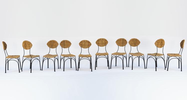 Bild 1 zu Objekt, Zehn St&uuml;hle 'Banana', 1988 , Tom Dixon, Cappellini, Mailand, 149B 503