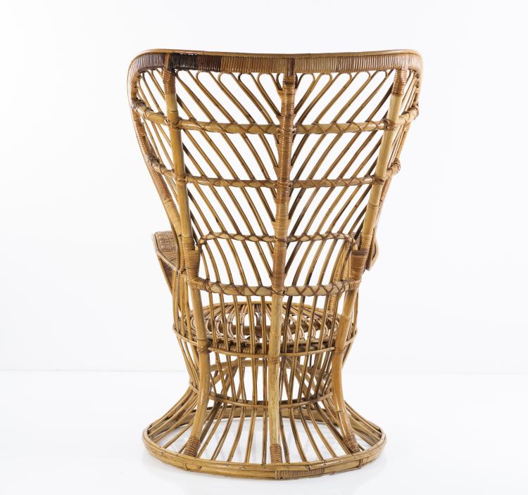 Bild 2 zu Objekt, Wicker chair, c. 1950, Gio Ponti, Bonacina, Vittorio & C., Como, 149A 32