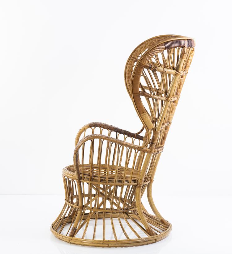 Bild 3 zu Objekt, Wicker chair, c. 1950, Gio Ponti, Bonacina, Vittorio & C., Como, 149A 32