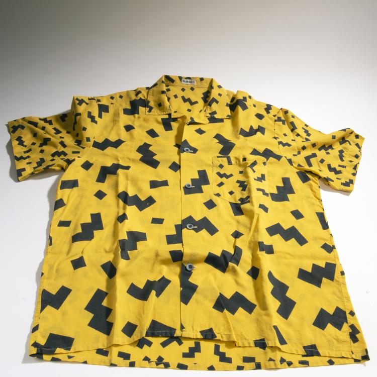 Hauptbild zu Objekt, 'Hawaiian shirt', 1980s, Ettore Sottsass,George J. Sowden, Memphis, Mailand, 149A 120