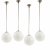 4 ceiling lights, 1930s