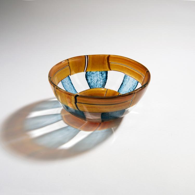 Bild 3 zu Objekt, 'Tessere ambra e blu' bowl, 1956, Ercole Barovier, Barovier & Toso, Murano, 149C 633
