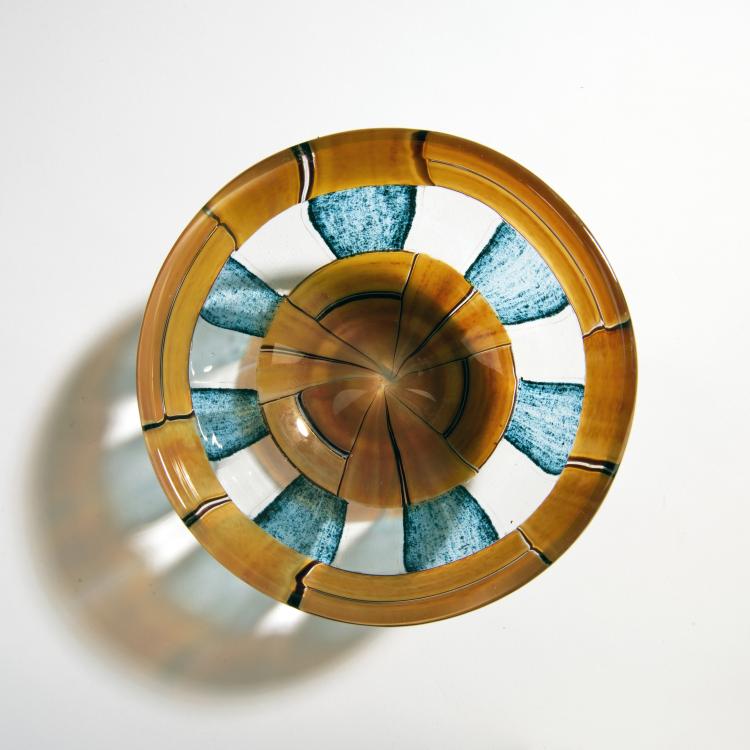 Bild 4 zu Objekt, 'Tessere ambra e blu' bowl, 1956, Ercole Barovier, Barovier & Toso, Murano, 149C 633