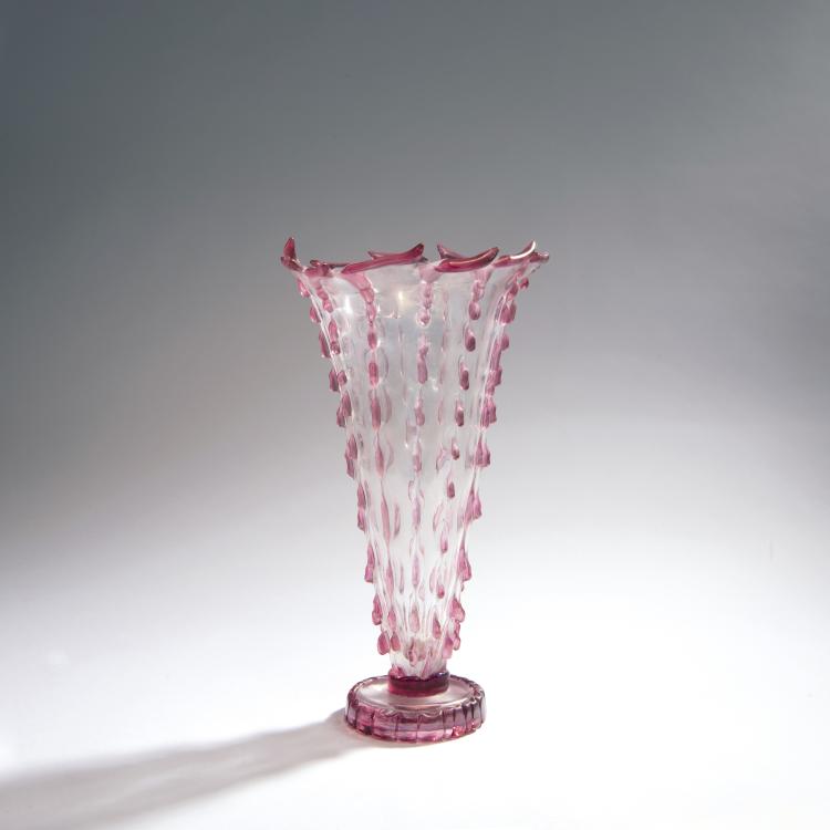 Hauptbild zu Objekt, 'Medusa' vase, 1938, Ercole Barovier, Ferro Toso Barovier, Murano, 149C 610
