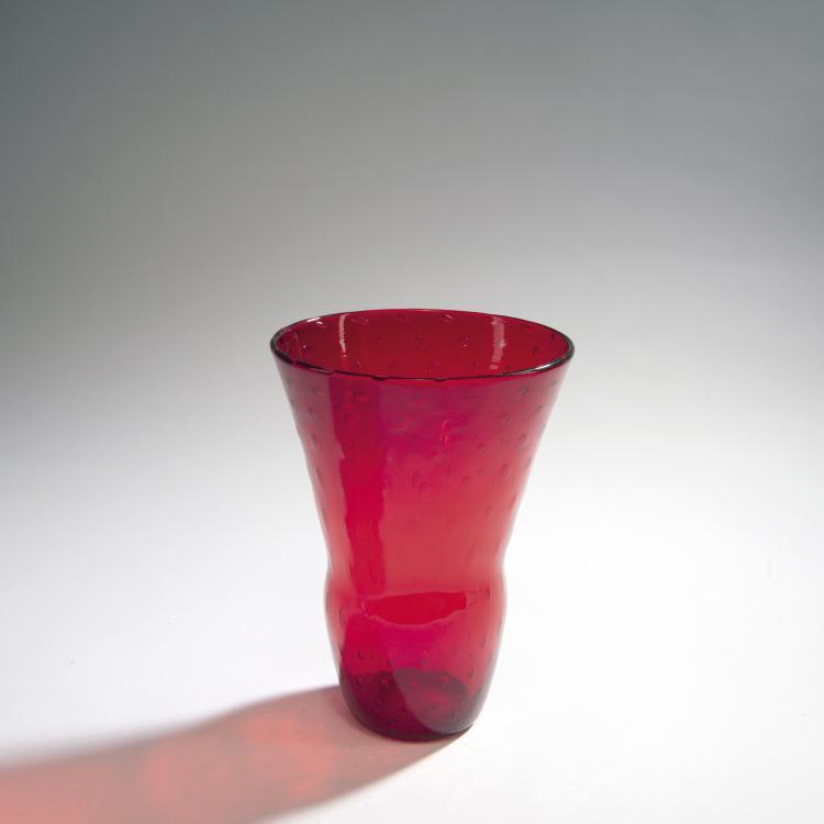 Bild 1 zu Objekt, 'Soffiato a bolle' vase, 1940, Carlo Scarpa, Venini & C., Murano, 149C 554