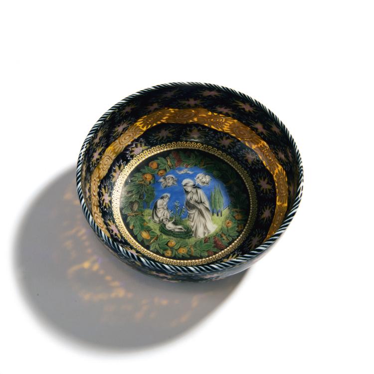 Bild 1 zu Objekt, 'Murrine' bowl, 1880s, Vincenzo Moretti, Moretti, Vincenzo, Murano, 149C 531