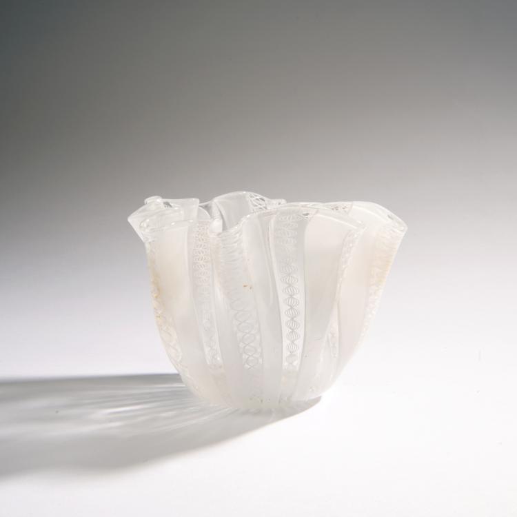 Hauptbild zu Objekt, 'Fazzoletto' vase, c. 1950, Fulvio Bianconi, Venini & C., Murano, 149C 565