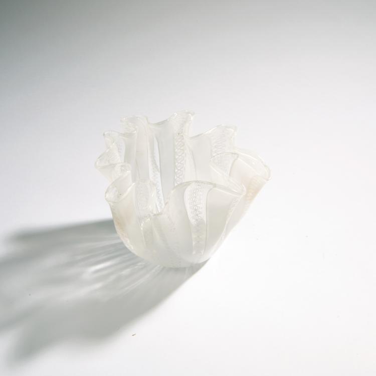 Bild 1 zu Objekt, 'Fazzoletto' vase, c. 1950, Fulvio Bianconi, Venini & C., Murano, 149C 565