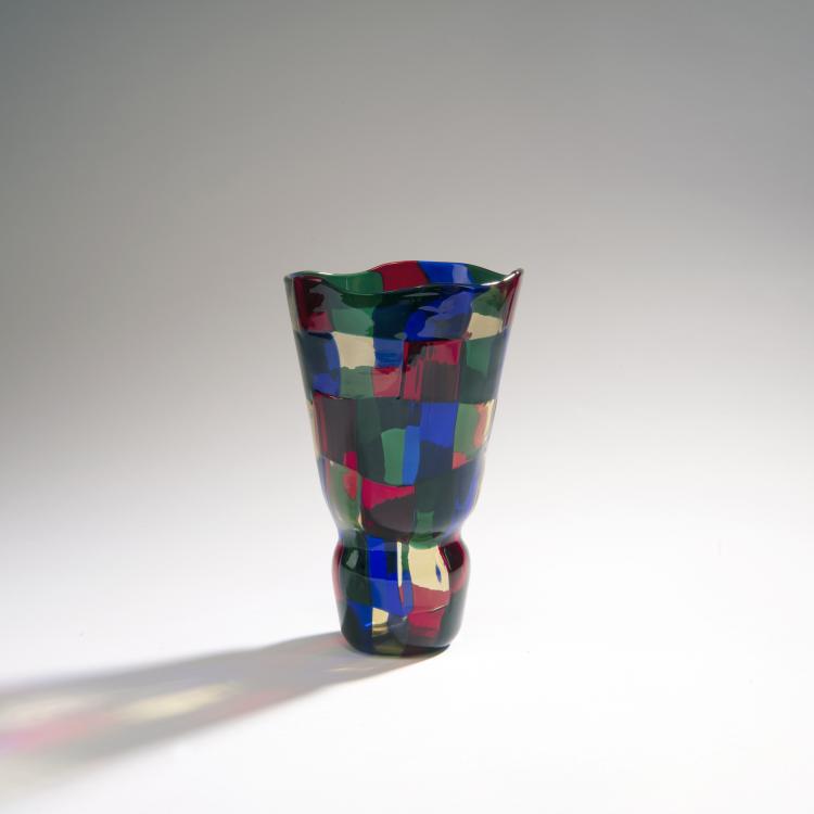 Bild 1 zu Objekt, 'Pezzato' vase, 1951, Fulvio Bianconi, Venini & C., Murano, 149C 603