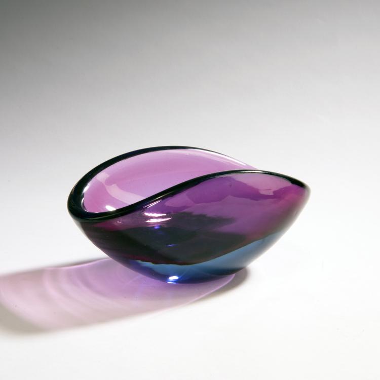 Hauptbild zu Objekt, 'Sommerso' bowl, c. 1954, Flavio Poli, Seguso Vetri d'Arte, Murano, 149C 685