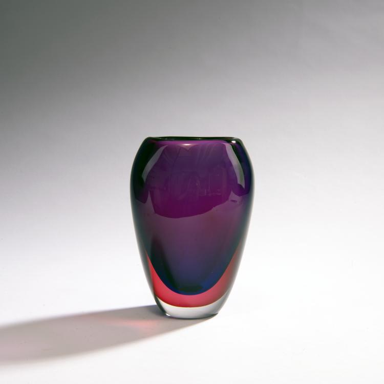Hauptbild zu Objekt, 'Sommerso' vase, c. 1954, Flavio Poli, Seguso Vetri d'Arte, Murano, 149C 686