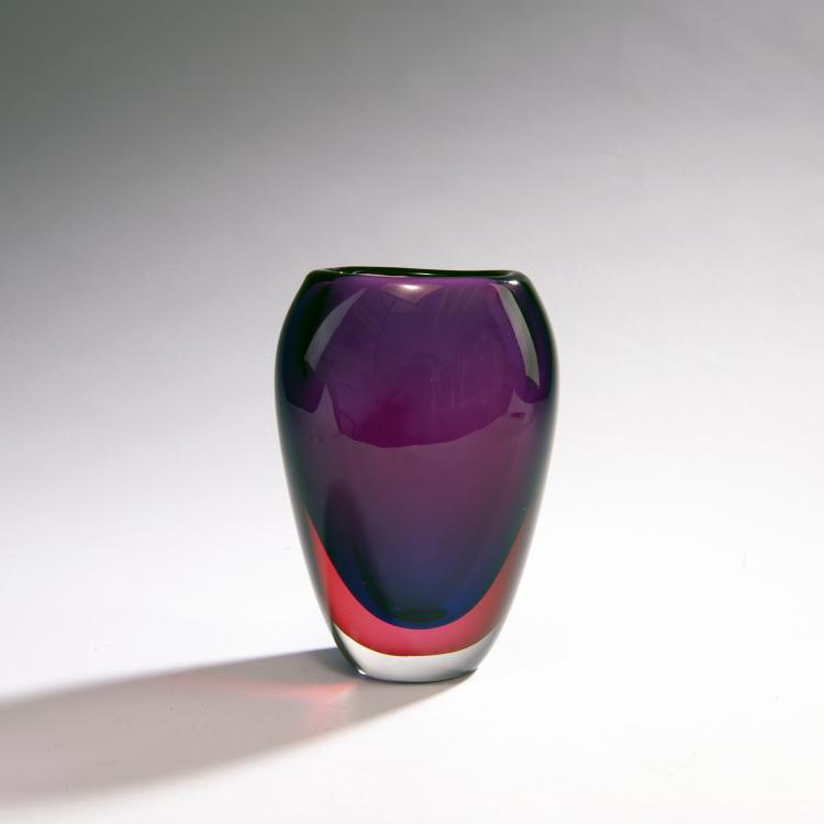 Bild 1 zu Objekt, 'Sommerso' vase, c. 1954, Flavio Poli, Seguso Vetri d'Arte, Murano, 149C 686