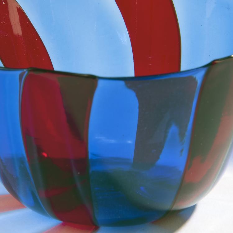 Bild 1 zu Objekt, Two 'A fasce verticali' bowls, c. 1953, Fulvio Bianconi, Venini & C., Murano, 149C 575