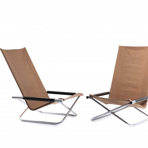 Two 'NY' folding chairs, 1958