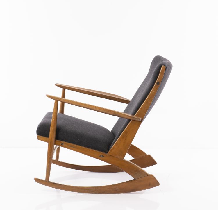Hauptbild zu Objekt, Rocking armchair, around 1960, Deutschland, 149B 376